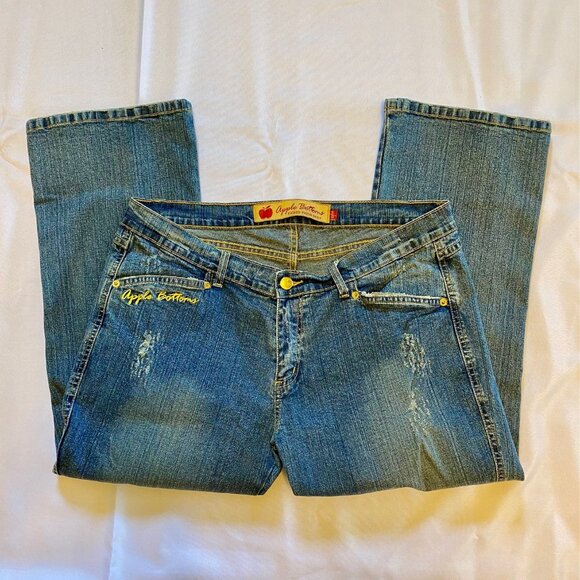 Apple Bottoms Blue Jeans with Pink Accent - Picture 3 of 11